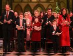 Westminster, abadia, concerto de natal, kate, louis, george, charlotte, inglaterra