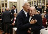 Marcelo Rebelo de Sousa no banco alimentar contra a fome 