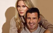 Luís Figo e Helen Svedin