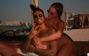 João Cancelo e Daniela Machado