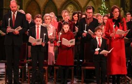 As mais belas imagens de Kate, William, George, Charlotte e Louis no Concerto de Natal em Westminster