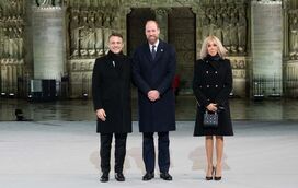 Príncipe William encontra-se com Macron e Trump na reabertura da Catedral de Notre Dame
