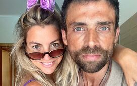 Aí vão eles! Depois do casamento, Jessica Athayde e Diogo Amaral embarcam de lua-de-mel com os filhos