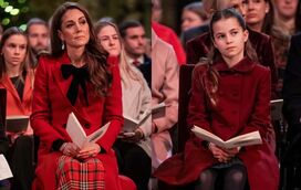 Tal mãe, tal filha! Kate Middleton e Charlotte encantam com looks natalícios em concerto muito especial
