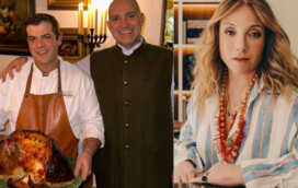 Dez sobremesas, peru com trufas e um vinho de 350 euros à mesa! O majestoso Natal de Paula Amorim