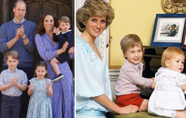 Príncipes mas modernos! Como William segue o exemplo da mãe Diana na forma de educar os filhos