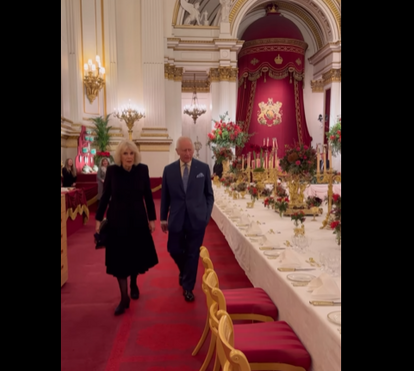 Carlos III e Camilla oferecem banquete em honra do Emir do Catar