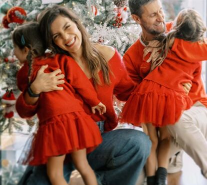 Amor em tempo de Natal! Andreia Rodrigues e Daniel Oliveira mostram as fotos mais ternurentas com as filhas