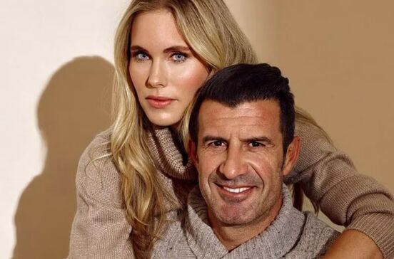 Luís Figo e Helen Svedin