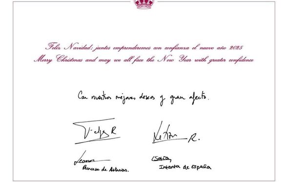 Assinatura da infanta Sofia e princesa Leonor 