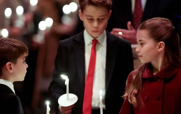 Os filhos de William e Kate no concerto