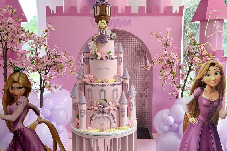 Festa de aniversário de Caetana, filha de Cláudia Vieira