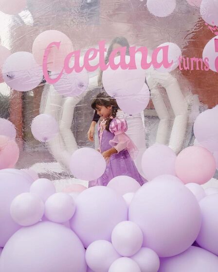 Festa de aniversário de Caetana, filha de Cláudia Vieira