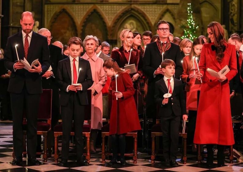 Westminster, abadia, concerto de natal, kate, louis, george, charlotte, inglaterra