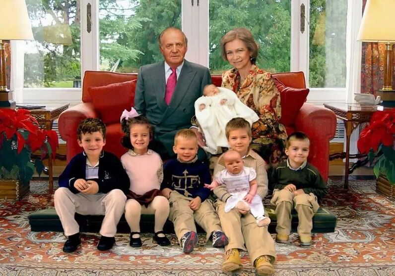 Postais de Natal dos reis de Espanha 