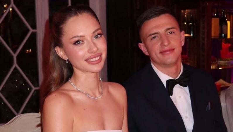 Anatoliy Trubin, guarda-redes, Benfica, Maryna Halahan