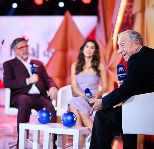 Marcelo Rebelo de Sousa no Natal dos Hospitais 