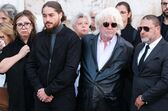 Maria Violante, Marco António, Toni e Pedro no funeral de Marco Paulo 
