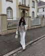 Tendência requintada! Como usar calças brancas no inverno de forma elegante 