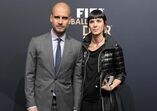 Pep Guardiola e Cristina Serra