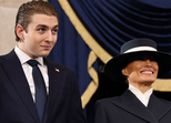 Barron e Melania Trump