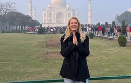 Férias de Cristina Ferreira e João Monteiro na Índia começam no Taj Mahal