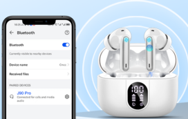 Estes auscultadores sem fios estão ao preço mais baixo dos últimos tempos! E que jeito lhe vão dar