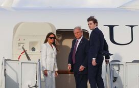 Já cá estamos de novo! Família de Trump regressa ao poder de jato privado