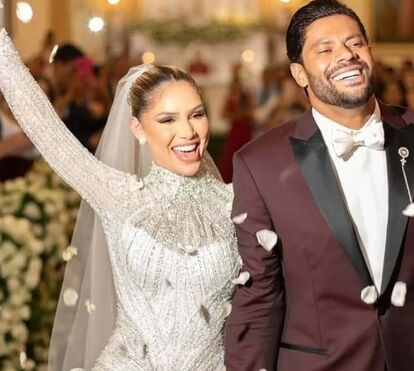 Luxo extremo: a segunda festa de casamento de Hulk com a 'sobrinha' Camila Ângelo custou mais de 3 milhões de euros