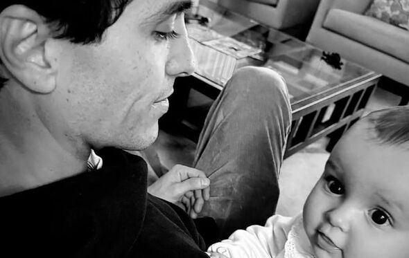 Miguel Coimbra com a filha mais nova