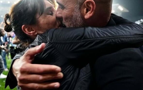 Pep Guardiola e Cristina Serra