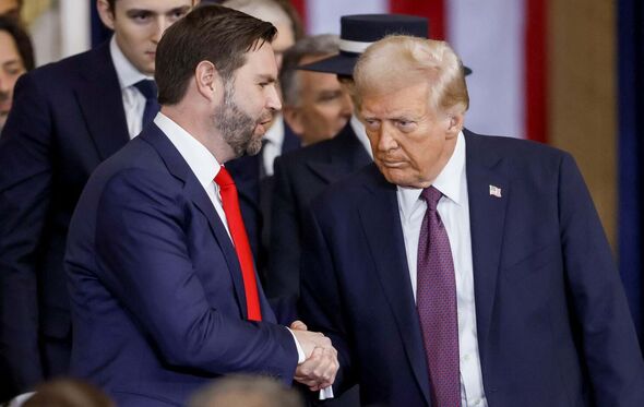 J. D. Vance, Donald Trump, tomada de posse