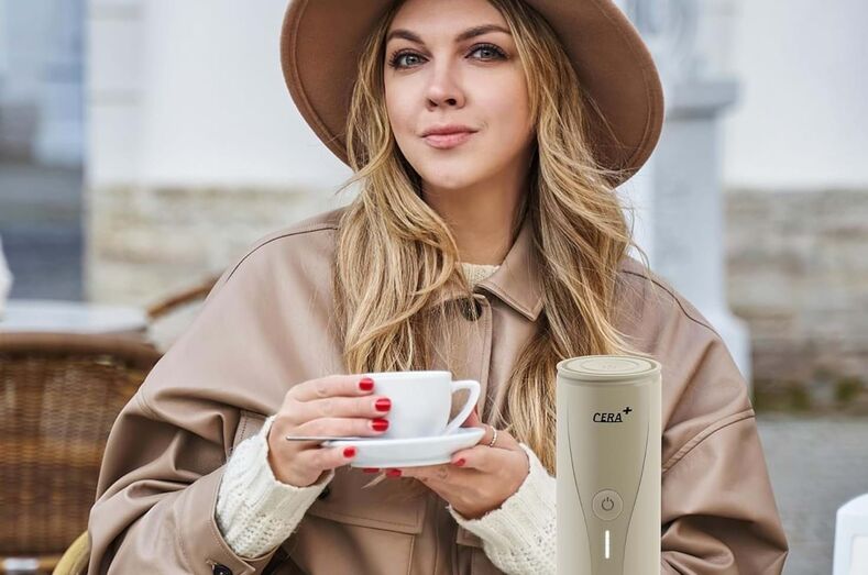 Máquina de café portátil
