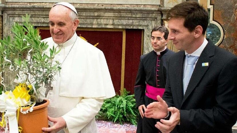 Papa Francisco e Messi