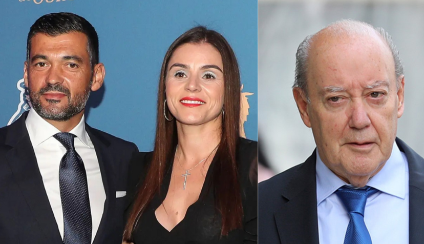 Sérgio Conceição e Liliana; Pinto da Costa