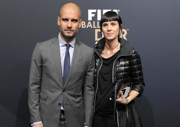 Pep Guardiola e Cristina Serra