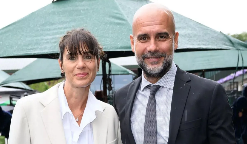 Pep Guardiola e Cristina Serra