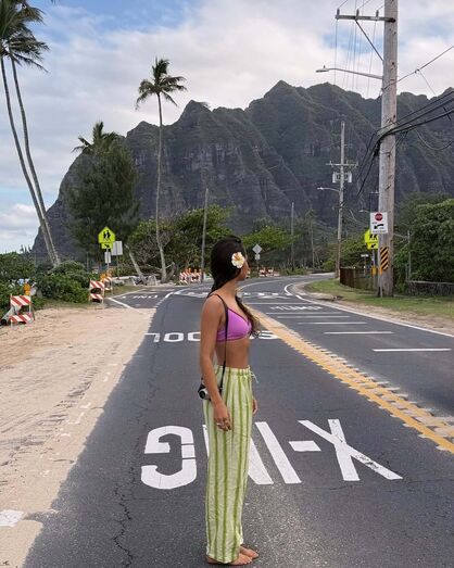 Angie Costa, viagem, Hawaii