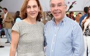 Luís Marques Mendes com a mulher, Sofia