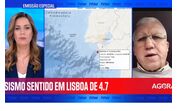 Comandante dos bombeiros alerta para riscos sísmicos em Portugal após sismo de magnitude 4,7 sentido em Lisboa