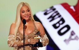 A reação de espanto de Beyoncé ao saber que tinha ganho um Grammy