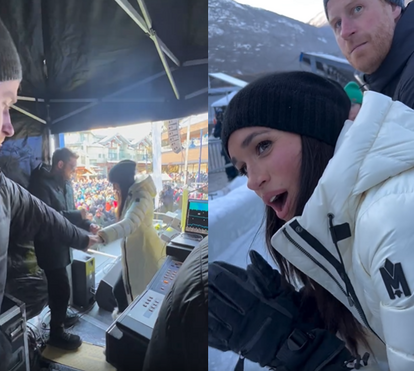 Não se largam! Meghan Markle e Harry apaixonados nos Jogos Invictus