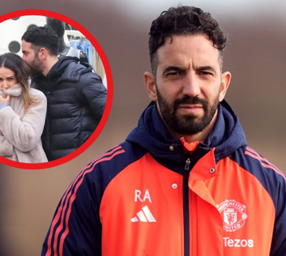 Finalmente, os mimos da mulher! Ruben Amorim apanhado em momento romântico em Manchester