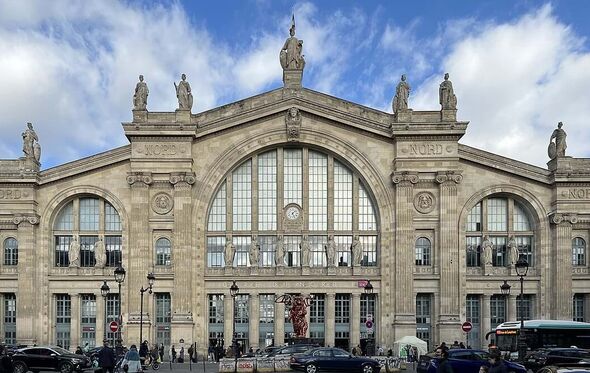 A Gare du Nord, em Paris