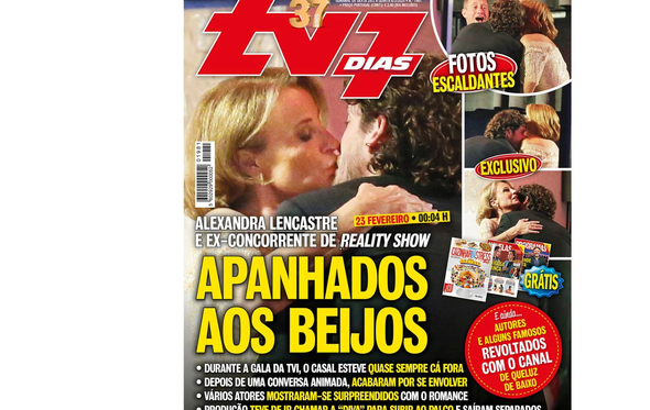 Capa revista 'TV7 Dias' - Alexandra Lencastre