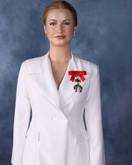 princesa leonor, figura de cera