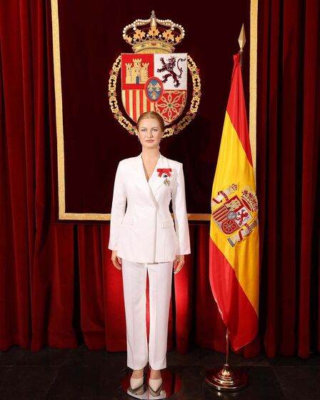 princesa leonor, figura de cera
