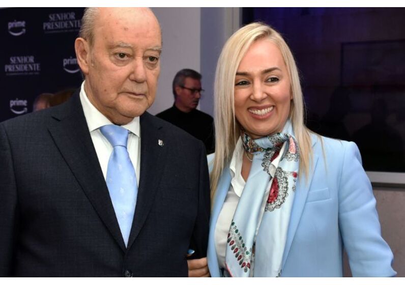 Pinto da Costa e Claudia Campo