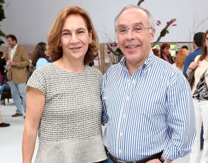 Luís Marques Mendes com a mulher, Sofia