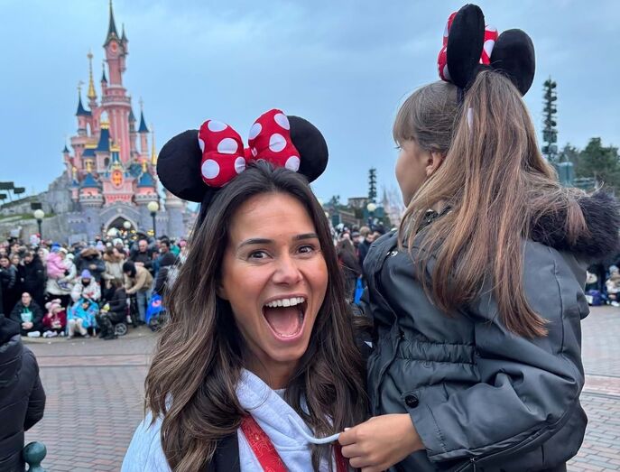 Cláudia Vieira com a filha mais nova